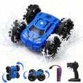 Zenkitch Amphibious Remote Control Car, RC Stunt Car, 4WD & Waterproof, Rechargeable 360° Rotating Vehicle for Kids Ages 8+