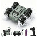 Zenkitch Amphibious Remote Control Car, RC Stunt Car, 4WD & Waterproof, Rechargeable 360° Rotating Vehicle for Kids Ages 8+